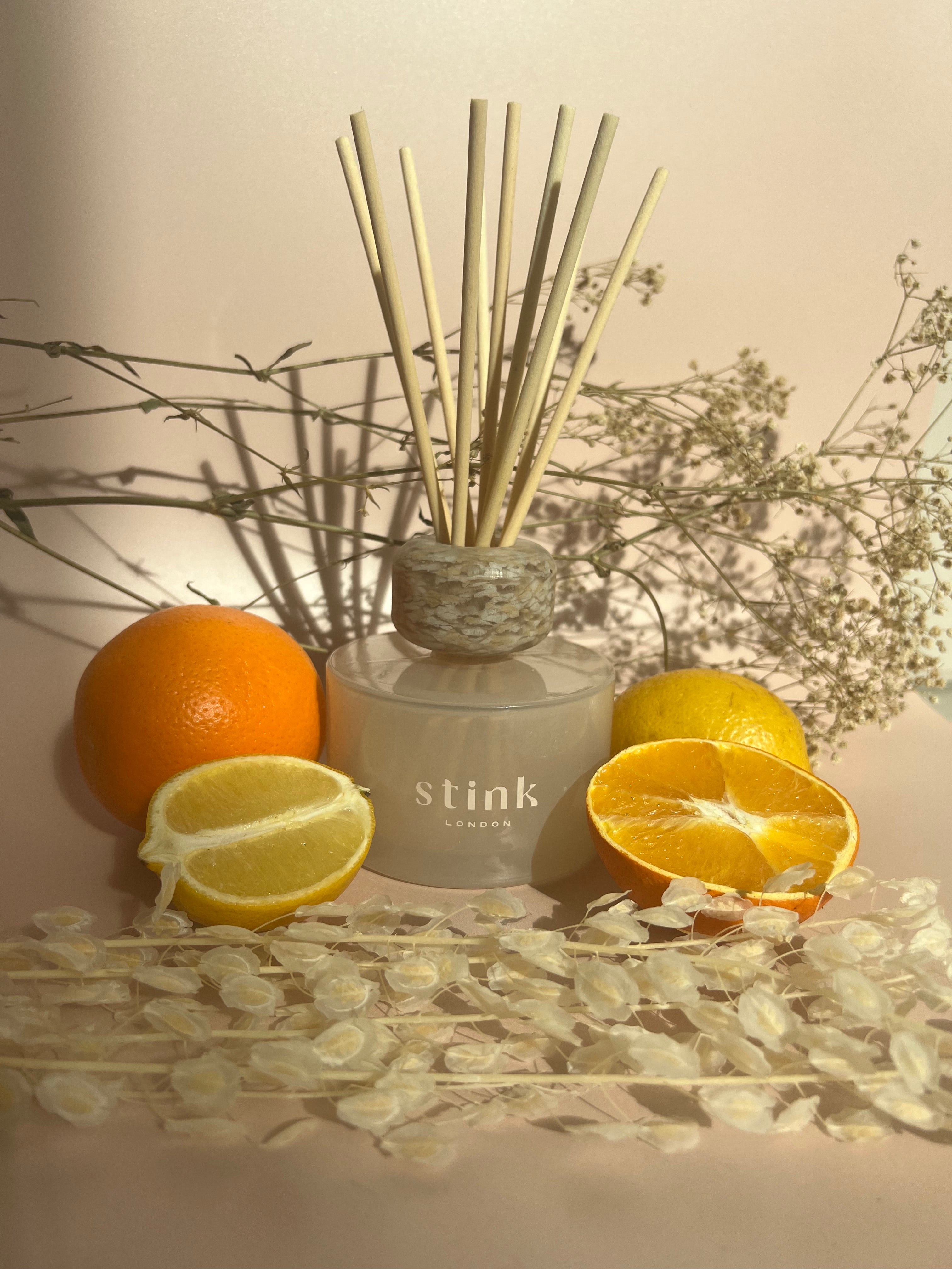 Reed Diffuser Stink London refillable refill sustainable diffuser citrus 